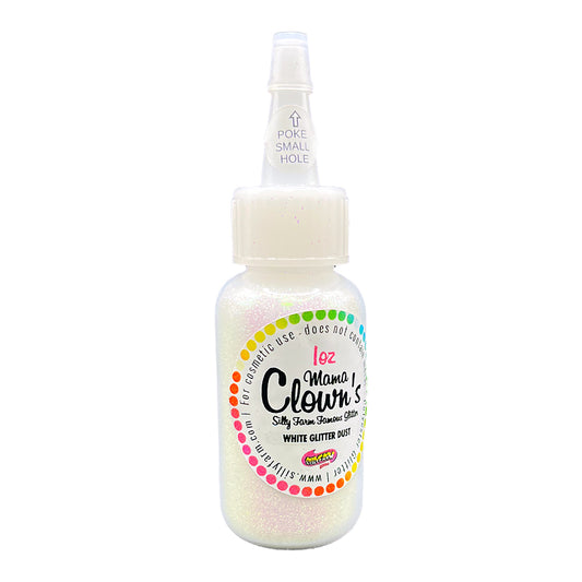 Mama Clown Glitter White Glitter Dust