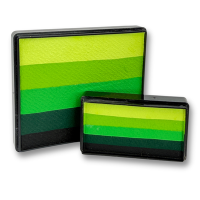 Monster Green Rainbow & Arty Cake Set