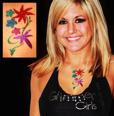4 Leaf Clover Glitter Tattoo Stencil 10 Pack - Silly Farm Supplies