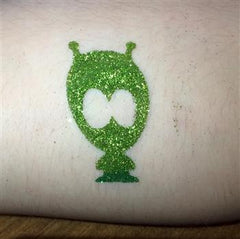 Alien Glitter Tattoo Y-Body Stencil 5 pack - Silly Farm Supplies