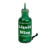 Amerikan Body Art Liquid Bling Emerald Green .5oz - Silly Farm Supplies