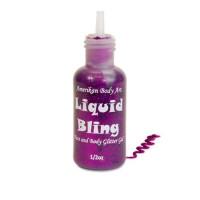 Amerikan Body Art Liquid Bling Fuchsia .5oz - Silly Farm Supplies
