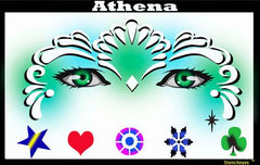 Athena Frozen Stencil Eyes Stencil - Silly Farm Supplies