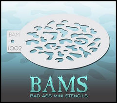 BAM1002 Bad Ass Mini Stencil - Silly Farm Supplies