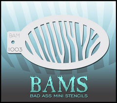BAM1003 Bad Ass Mini Stencil - Silly Farm Supplies