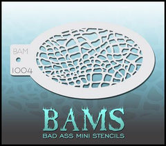 BAM1004 Bad Ass Mini Stencil - Silly Farm Supplies