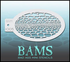 BAM1005 Bad Ass Mini Stencil - Silly Farm Supplies
