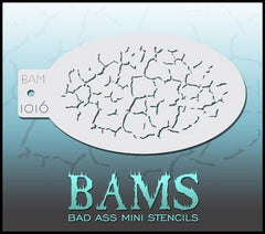 BAM1016 Bad Ass Mini Stencil - Silly Farm Supplies