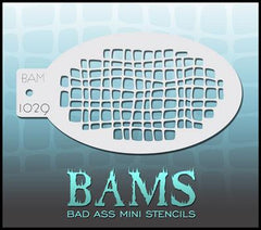 BAM1029 Bad Ass Mini Stencil - Silly Farm Supplies