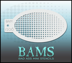 BAM1206 Bad Ass Mini Stencil - Silly Farm Supplies