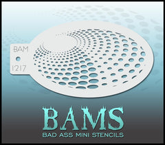 BAM1217 Bad Ass Mini Stencil - Silly Farm Supplies