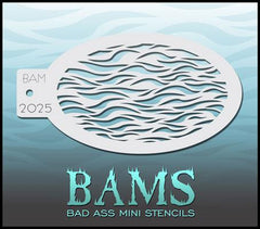 BAM2025 Bad Ass Mini Stencil - Silly Farm Supplies