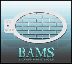 BAM4001 Bad Ass Mini Stencil - Silly Farm Supplies