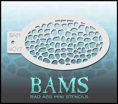 BAM4012 Bad Ass Mini Stencil - Silly Farm Supplies