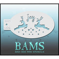 BAMH04 Bad Ass Mini Holiday Stencil