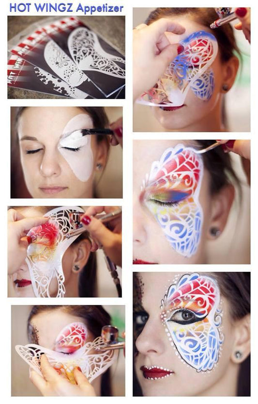 Bubbles HW8001 Hot Wingz Stencil - Silly Farm Supplies