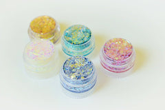 Classic Essential Iridescent Creme Glitter Mix Stack 21gr total - Silly Farm Supplies