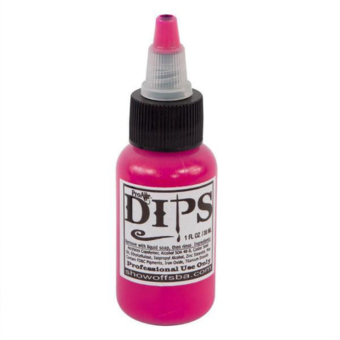 Dips Hot Pink 1oz Waterproof Face Paint