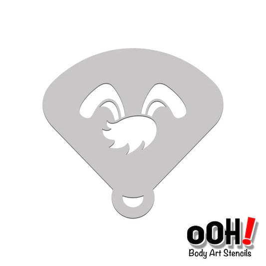 EASTER BUNNY EARS Mirror Face Paint Stencil by Ooh! Body Art (M08) - Silly Farm Supplies