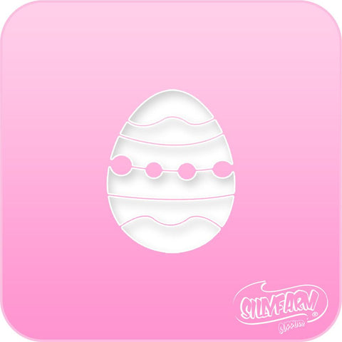 Easter Egg Pink Power Stencil