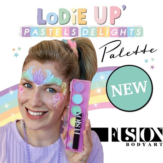 Elodie's Pastel Delights Palette by Fusion Body Art - Silly Farm Supplies