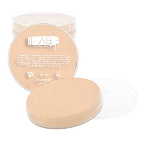 FAB face and body paint, known for its top quality and creamy consistency, dries to a smudge-proof finish once applied. Suitable for both face painting and body art, it is available in two sizes: 16gm and 45gm