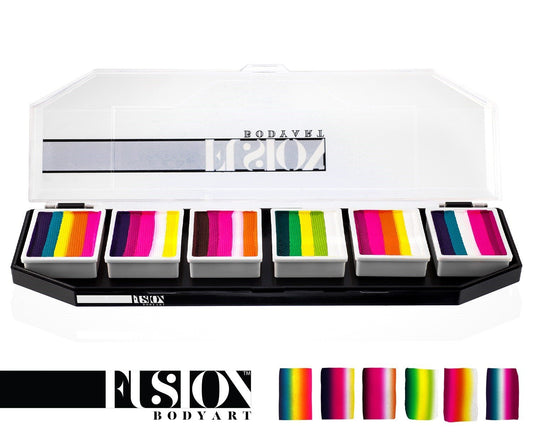 Fusion Body Art Leanne's Collection Tropical NON NEON Palette - Silly Farm Supplies