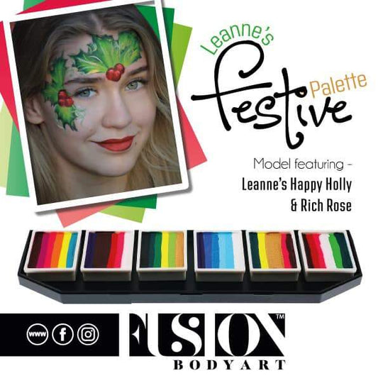 Fusion Body Art Leanne's Festive Palette - Silly Farm Supplies
