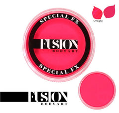 FX UV Neon Pink 32g Fusion Body Art Face Paint - Silly Farm Supplies