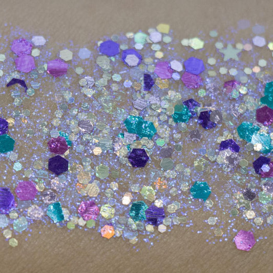 Galaxy Glitter Creme 10g Jar by Amerikan Body Art - Silly Farm Supplies