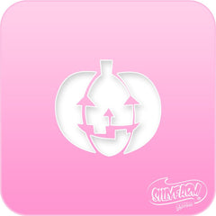 Jack o Lantern Pumpkin Pink Power Stencil - Silly Farm Supplies
