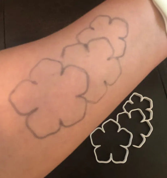 Layering Flowers Henna Helper Stamp - Silly Farm Supplies