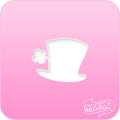 Lucky Top Hat Pink Power Stencil