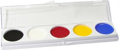 Mehron 5-Color Cream Palette A - Silly Farm Supplies