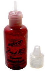 Mehron GlitterMark Red .5oz - Silly Farm Supplies