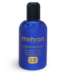 Mehron Liquid Makeup Day Glow Blue 4.5oz - Silly Farm Supplies