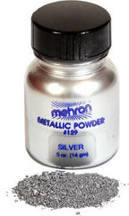 Mehron Metallic Powder Silver - Silly Farm Supplies