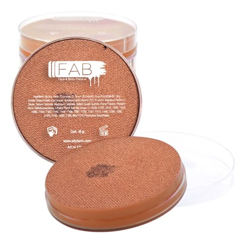 FAB face and body paint, known for its top quality and creamy consistency, dries to a smudge-proof finish once applied. Suitable for both face painting and body art, it is available in two sizes: 16gm and 45gm