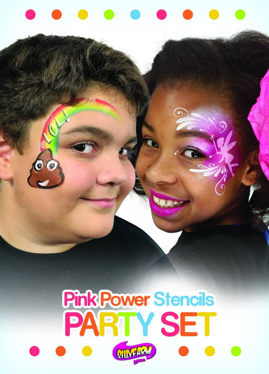 Party Pink Power Stencil Set - Silly Farm Supplies
