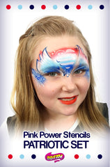 Patriotic Pink Power Stencil Set - Silly Farm Supplies