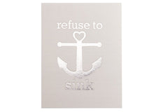 Refuse to Sink Small Metallic Tattoo 5 Pack - Silly Farm Supplies