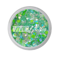 Sea of Glass Loose Glitter Jar 7.5g by Vivid Glitter - Silly Farm Supplies