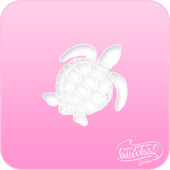 Sea Turtle Pink Power Stencil - Silly Farm Supplies