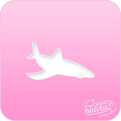 Shark Pink Power Stencil - Silly Farm Supplies