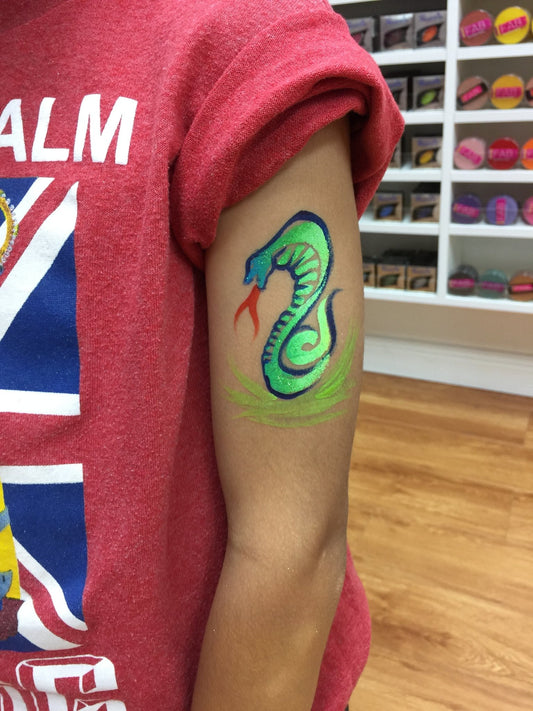 Snake Pink Power Stencil - Silly Farm Supplies