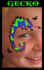 SOBA Profile Gecko Stencil - Silly Farm Supplies