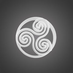 Triskelion Celtic Symbol Henna Helper Stamp - Silly Farm Supplies