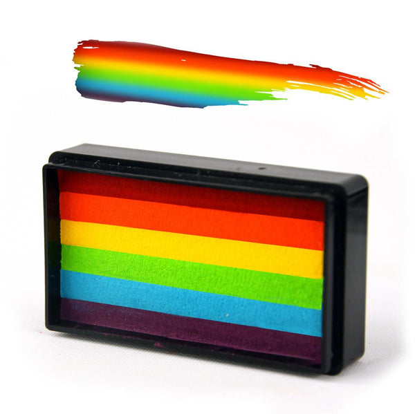 True Rainbow Arty Brush Cake