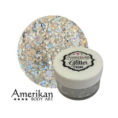 VOYAGER Glitter Creme 15g Jar by Amerikan Body Art - Silly Farm Supplies