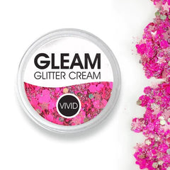 Watermelon Gleam Chunky Glitter Cream 10g Jar by Vivid Glitter - Silly Farm Supplies